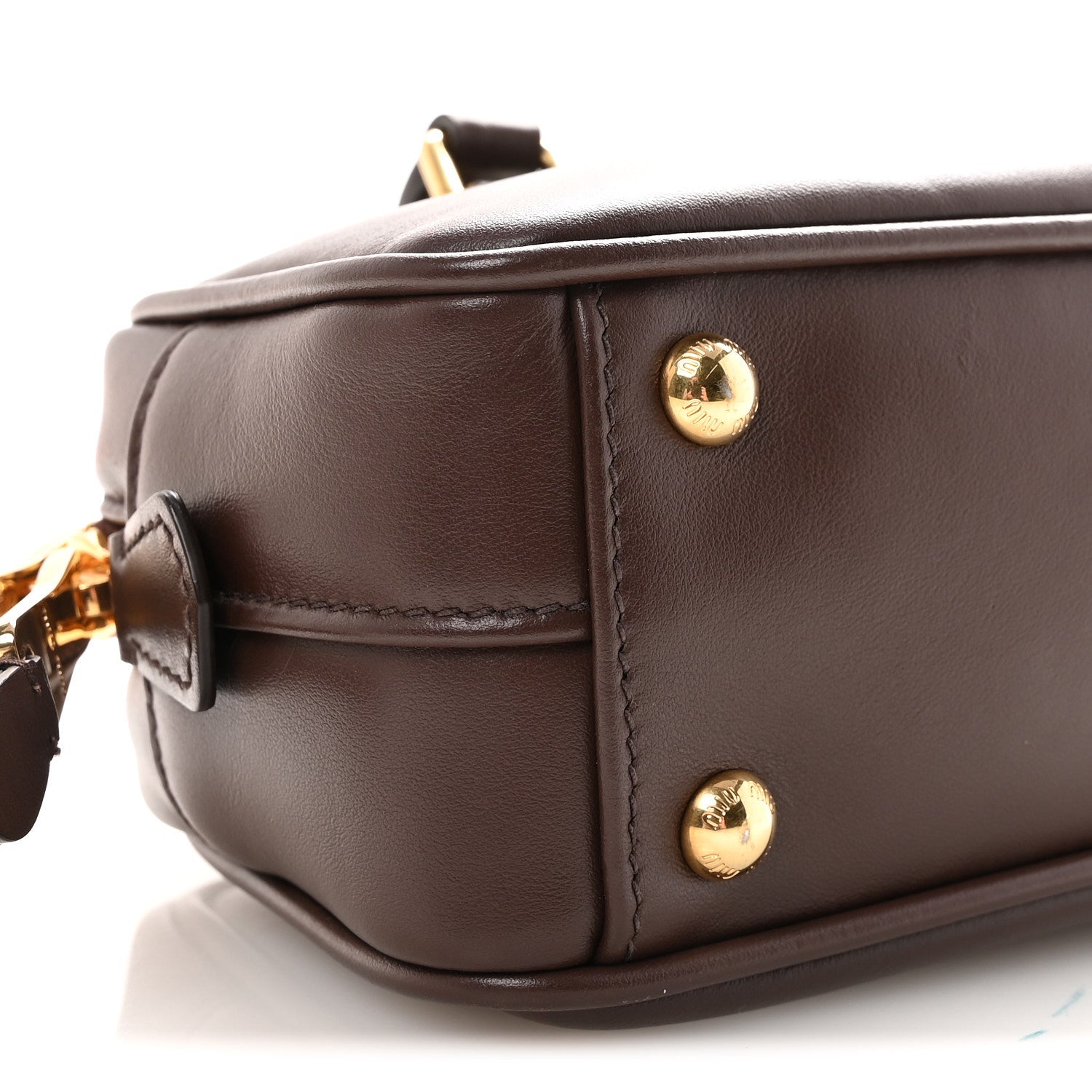 Calfskin Mini Arcadie Top Handle Bag Briarwood