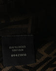 Fabric Jacquard FF 1974 Mini Baguette Tobacco Moro Black