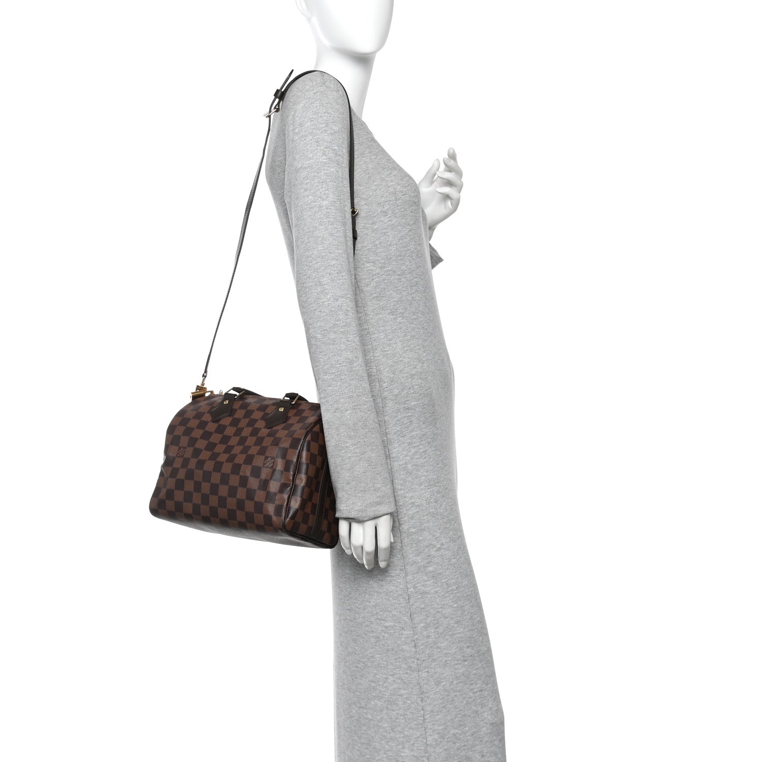 Damier Ebene Speedy Bandouliere 25