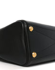 Smooth Calfskin Small Bel Air Carry All Bag Black