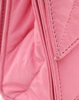 Crushed Calfskin Quilted Small Crush Chain Bag Sweet Pink