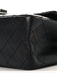 Aged Calfskin Quilted 2.55 Reissue 225 Flap So Black