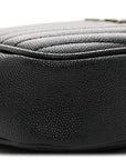 Grain De Poudre Matelasse Monogram Mini Lou Camera Bag Black