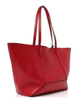 Calfskin Medium Diamond Tote Red