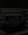 Spazzolato Mini Re-Edition 1995 Double Handle Handbag Black