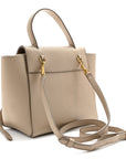 Grained Calfskin Nano Belt Bag Light Taupe