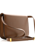 Box Calfskin Medium Classic Box Flap Bag Camel