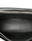 Metallic Crushed Calfskin Large Crush Chain Bag Steel Grey