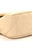 Lambskin Quilted Medium CHNL 19 Flap Beige