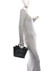 Pebbled Calfskin Nano Luggage Black
