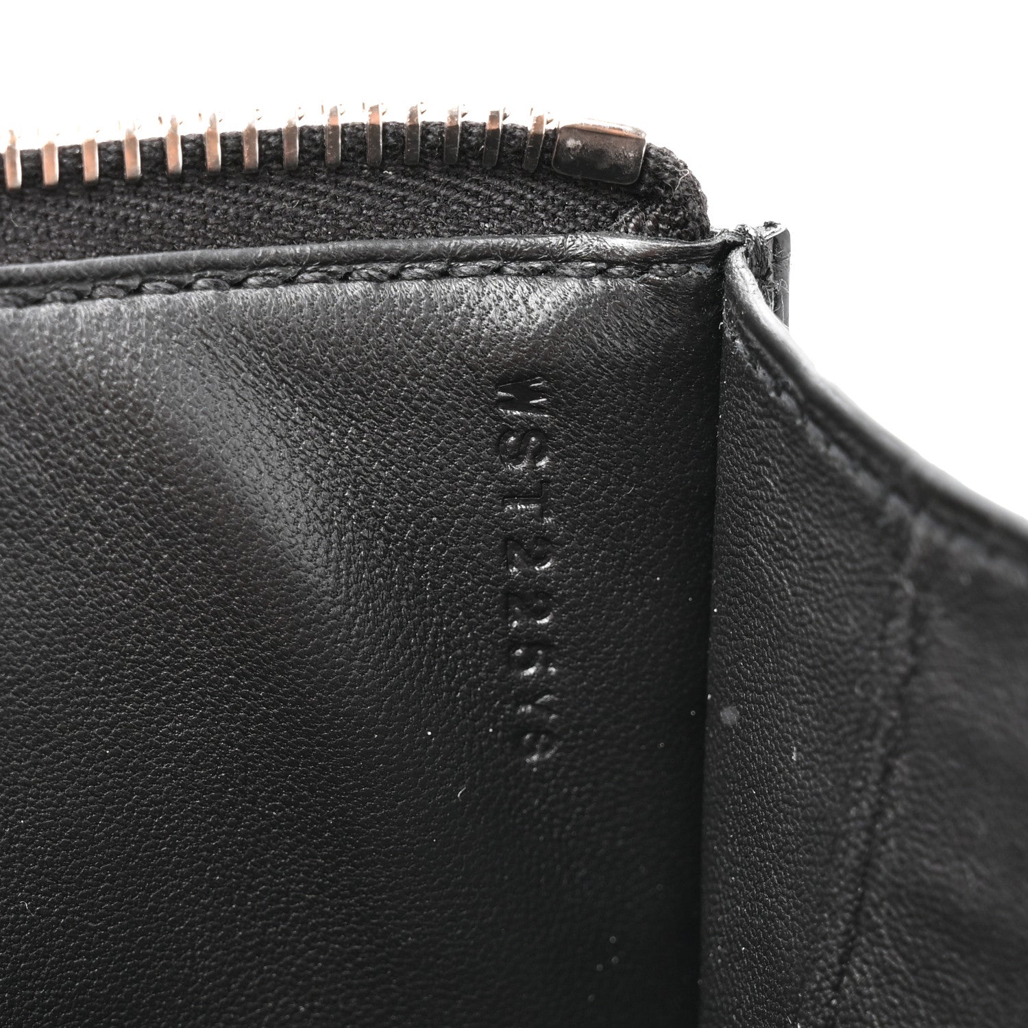 Shiny Porosus Crocodile Lisse Kelly Cadena Clutch Black