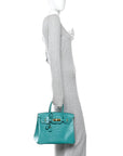 Matte Alligator Birkin 30 Bleu Paon