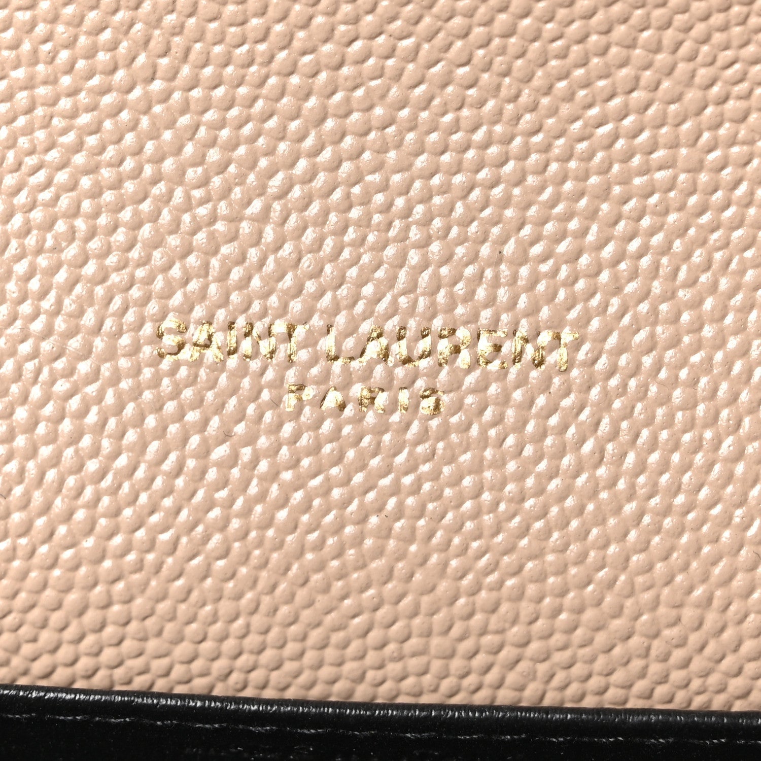 Grain De Poudre Monogram Uptown Chain Wallet Dark Beige
