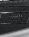 Grain De Poudre Medium Classic Monogram Monochrome Kate Satchel Black