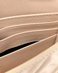 Nappa Matisse FF Embossed Wallet On Chain Baguette Camelia
