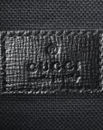 GG Supreme Monogram Textured Calfskin Retro Interlocking G Belt Bag Black