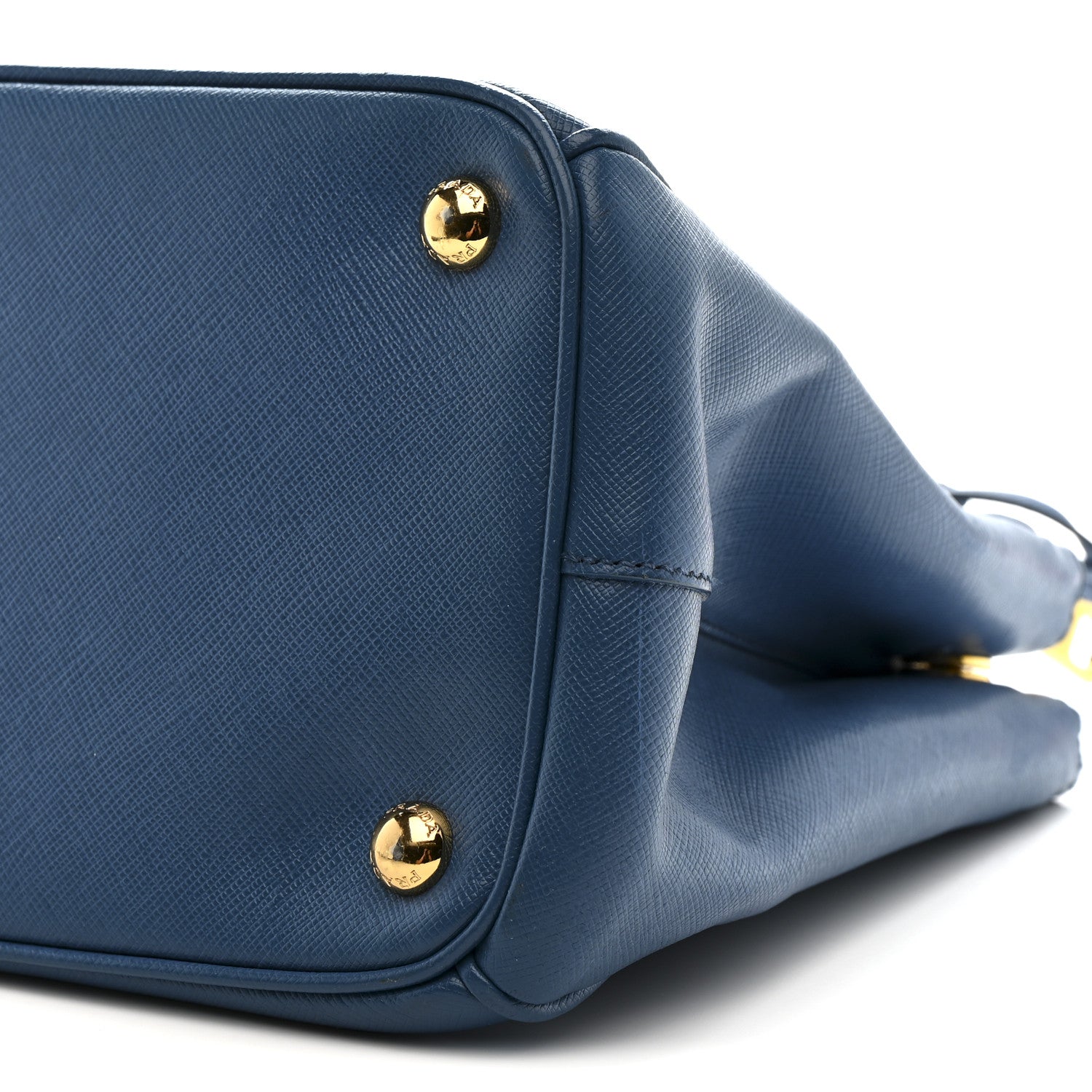 Saffiano Small Galleria Double Zip Tote Cobalto