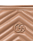 Calfskin Matelasse Monochrome GG Marmont Large Tote Camelia