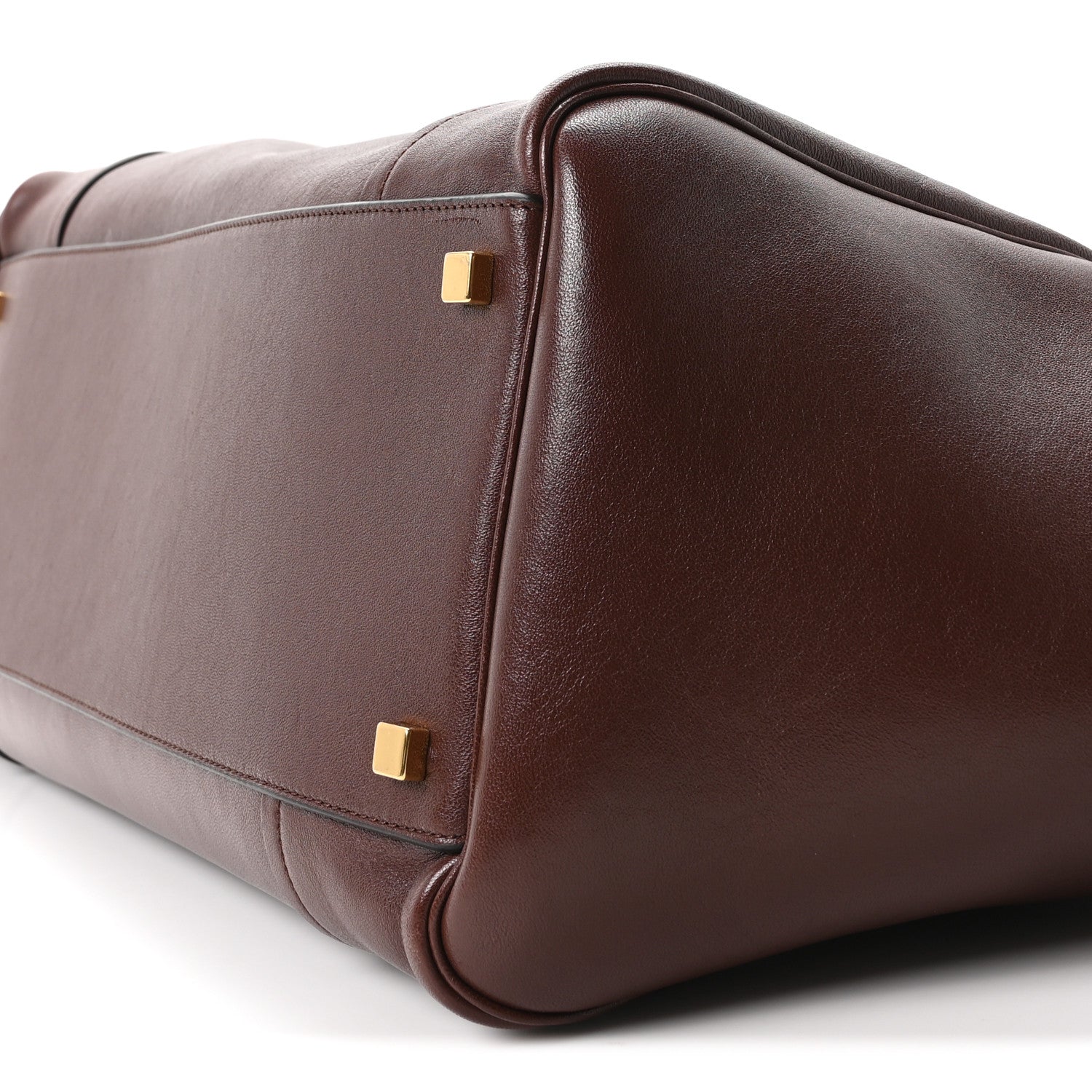 Supple Shiny Lambskin Large New Luggage Brick
