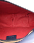 GG Supreme Monogram Small Messenger Shoulder Bag Beige Blue Navy