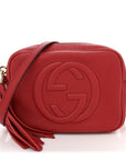 Pebbled Calfskin Small Soho Disco Bag Tabasco Red