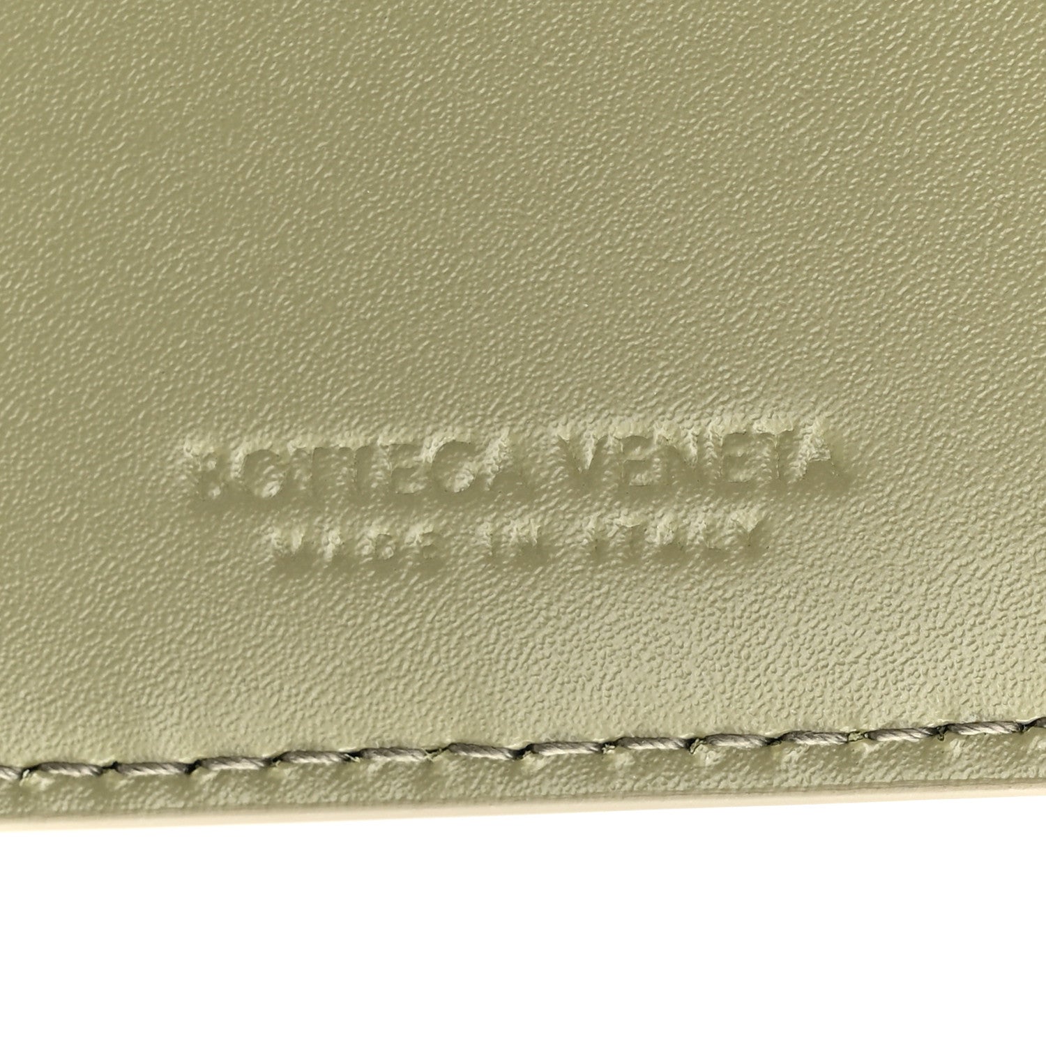 Nappa Maxi Intrecciato Card Holder New Sauge