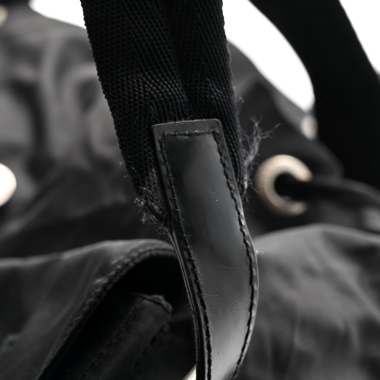 Nylon Vela Medium Backpack Black