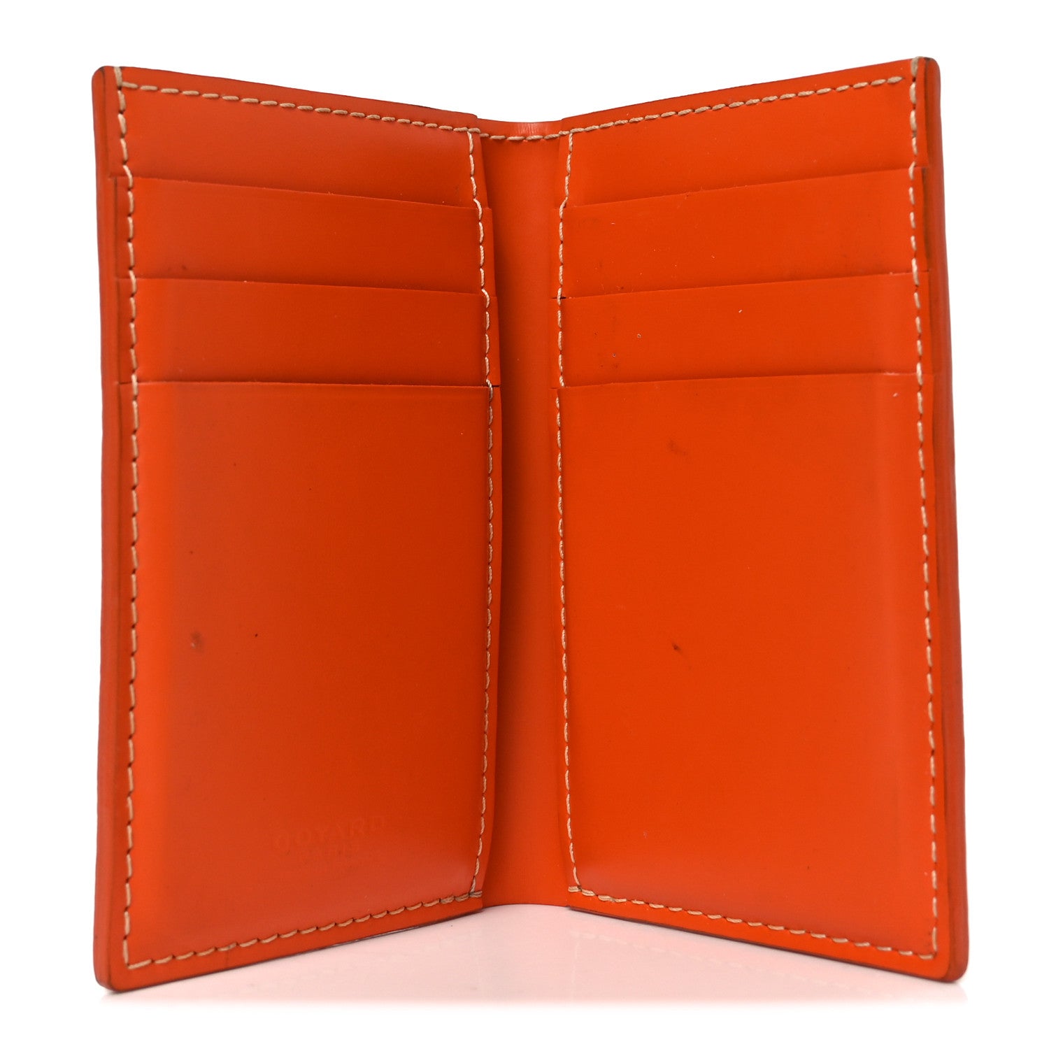 Goyardine Saint Pierre Card Holder Orange
