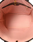 Damier Ebene Neo Neverfull MM Rose Ballerine