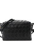 Nappa Intrecciato Mini Loop Camera Bag Black