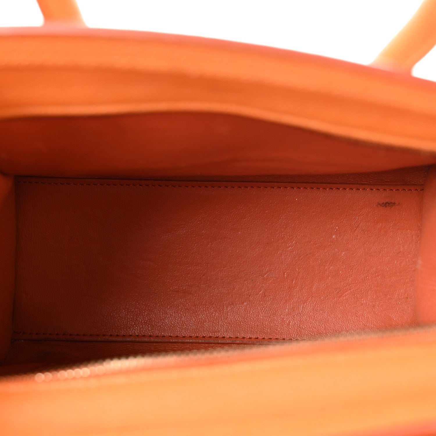 Goatskin Nano Luggage Orange