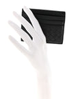 Nappa Intrecciato Card Holder Black