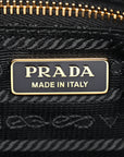 Tessuto Nylon Saffiano Mini Re-Edition 2005 Bag Black