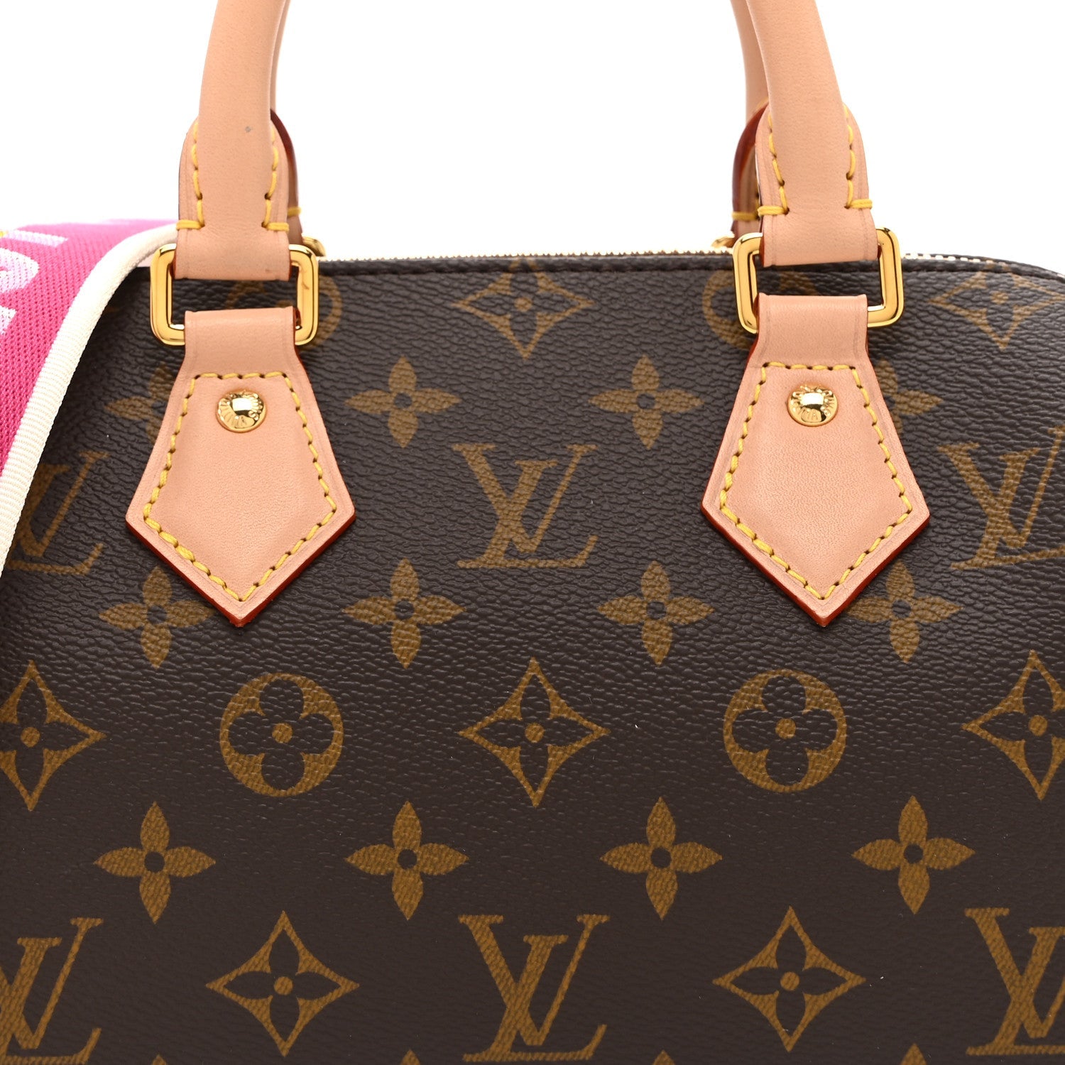 Monogram Speedy Bandouliere 20 Fuchsia