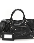 Agneau Giant 12 Silver Hardware City Black