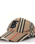 Cotton Vintage Check Monogram Baseball Hat S Archive Beige