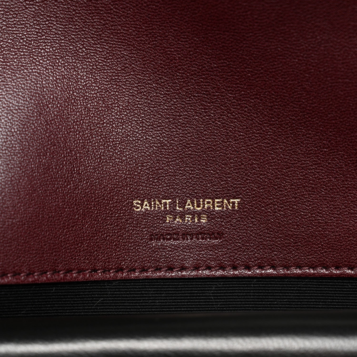 Lambskin Chevron Quilted Medium LouLou Rouge Cabernet