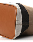 Canvas Mega Check Mini Ashby Tassel Crossbody Saddle Brown