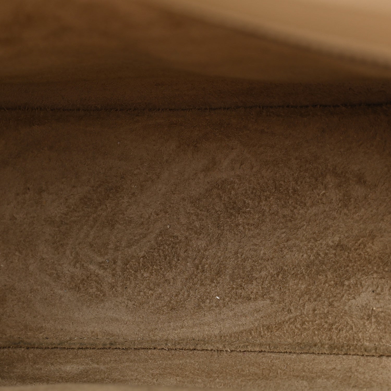 Drummed Calfskin Nano Luggage Dune