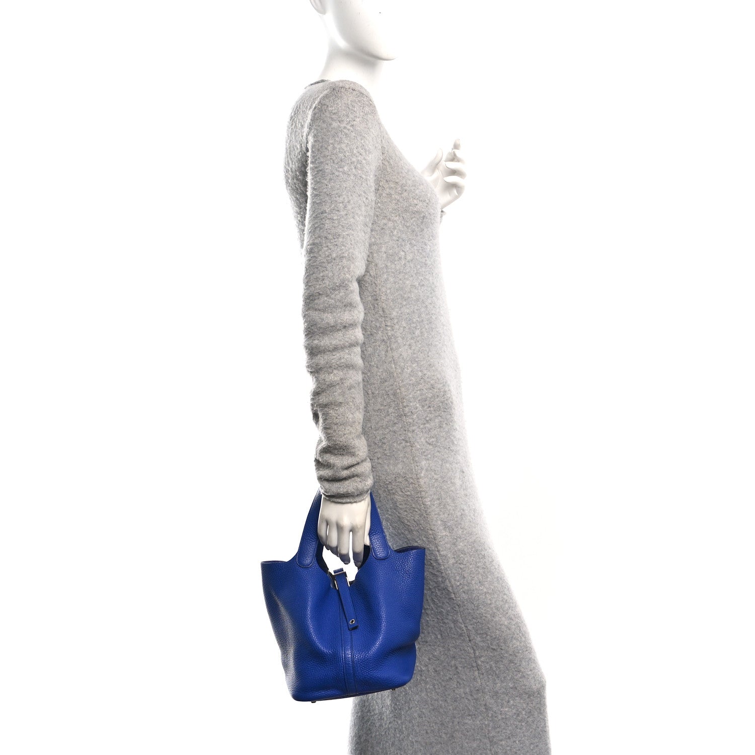 Taurillon Clemence Picotin Lock 22 MM Bleu Electrique