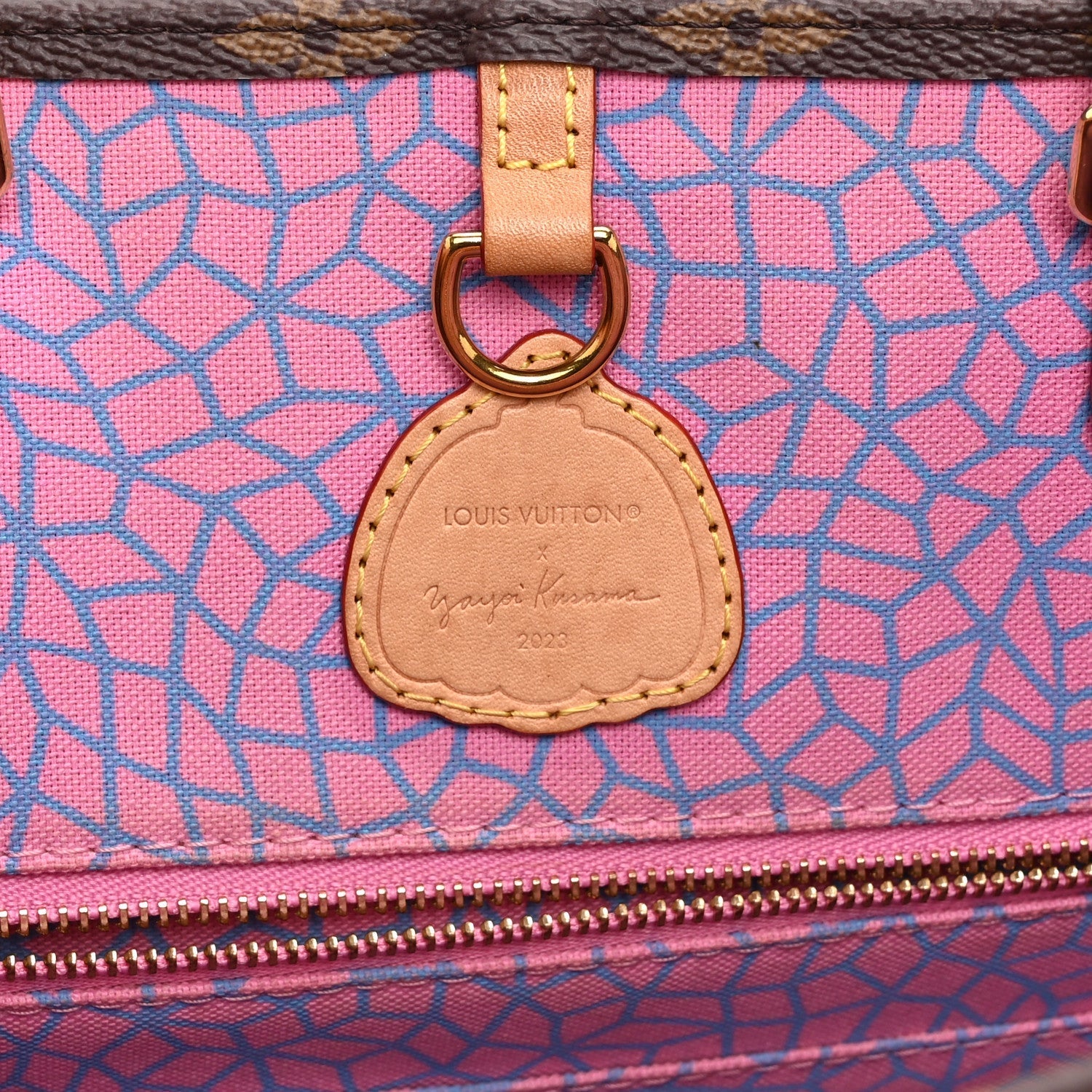 LV X YK Monogram Pumpkin Onthego MM Multicolor