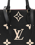 Empreinte Monogram Giant Onthego MM Black Beige