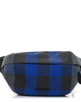 House Check Sonny Bum Bag  Oceanic Blue