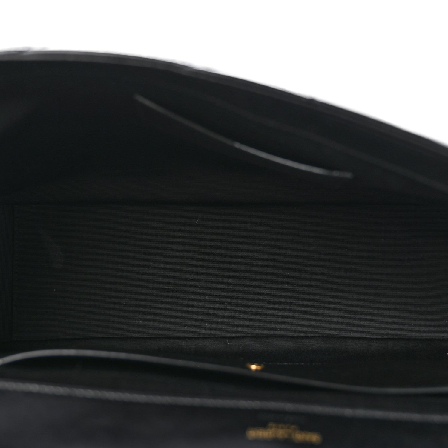 Lambskin Quilted Monogram Large Loulou Black