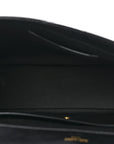 Lambskin Quilted Monogram Large Loulou Black