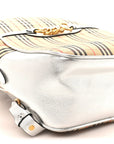 Smooth Calfskin 1983 Knight Check Link Backpack Silver