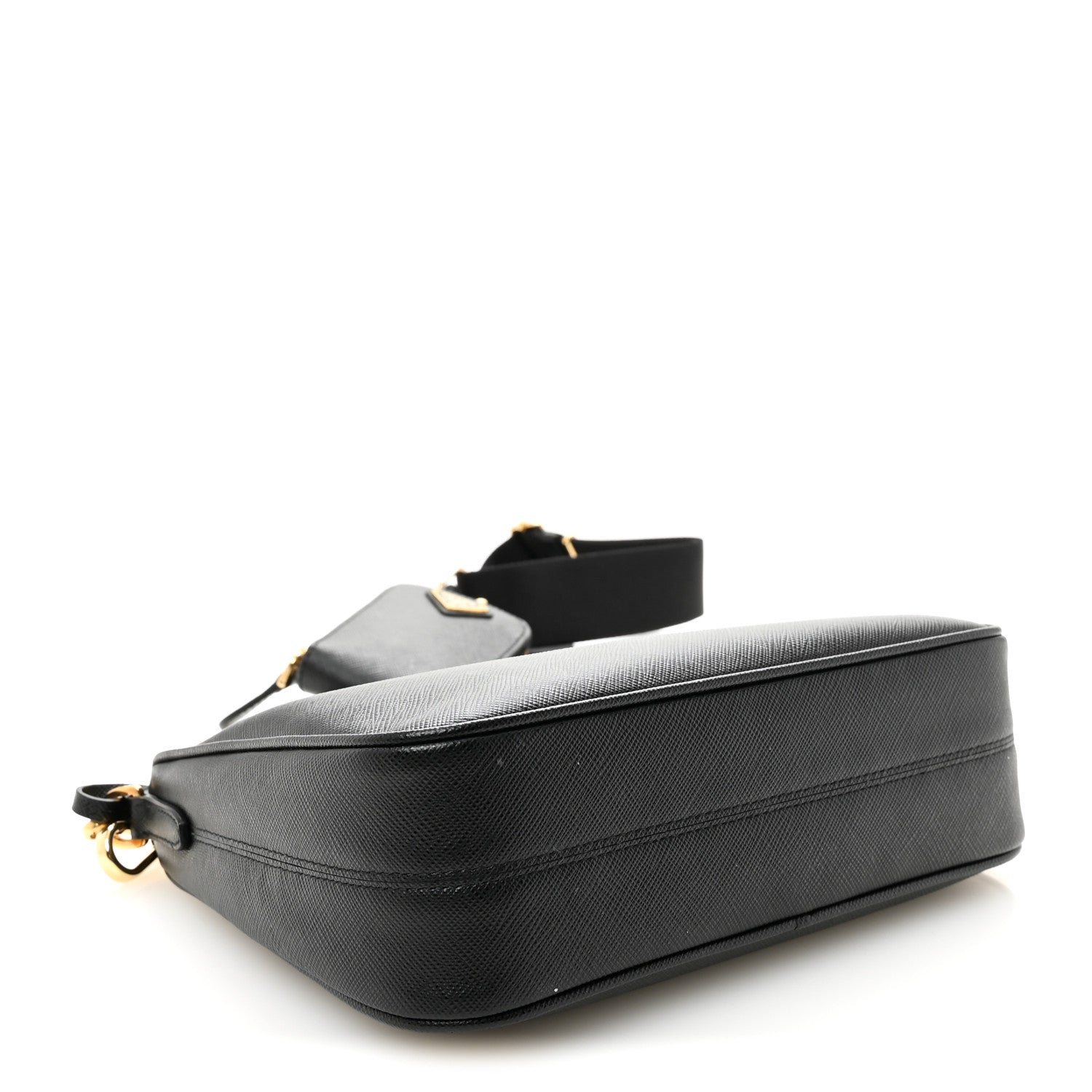 Saffiano Lux Re-Edition 2005 Shoulder Bag Black
