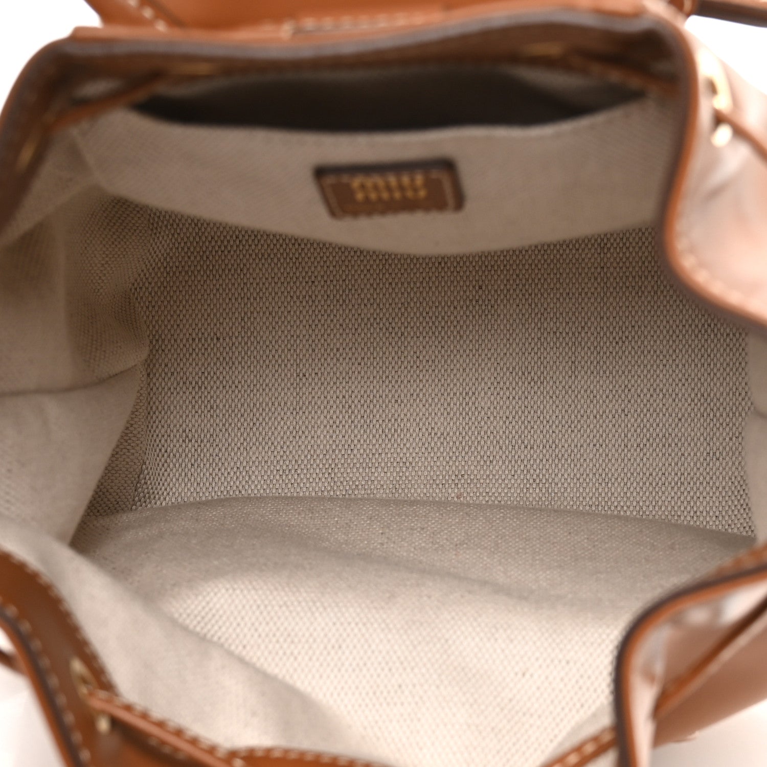 Soft Calfskin Medium Backpack Cognac