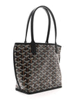 Goyardine Reversible Mini Anjou Black