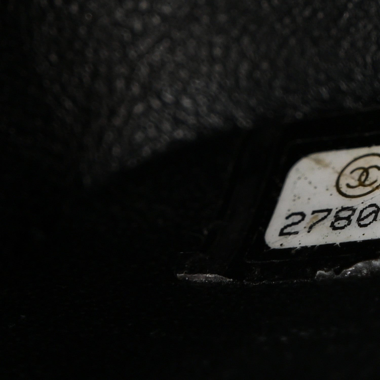 Lambskin Chevron Quilted Mini Rectangular Flap Black